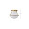 Nuvo Valdora 1-Light Flush Mount 14 in. Natural Brass White Opal Glass 60/7861 - alternate 6